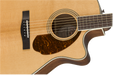 DISC - Fender PM-4CE Auditorium Limited Ovangkol Fingerboard Natural Acoustic Guitar With Case