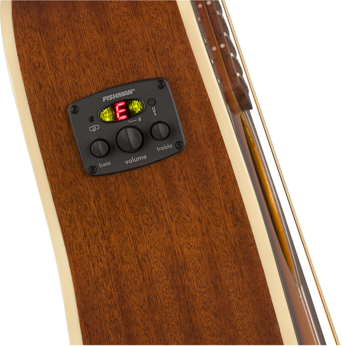 Fender Malibu Player Walnut Fingerboard Sunburst Acoustic Guitar