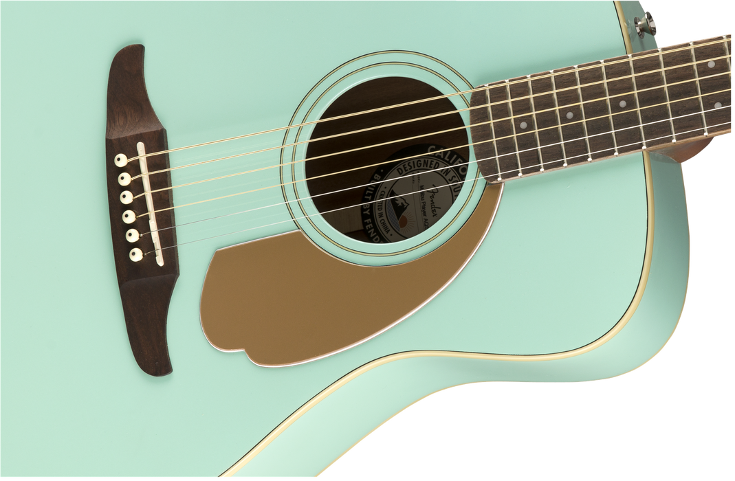 Fender California Series Malibu Player Acoustic Electric Guitar Aqua Splash