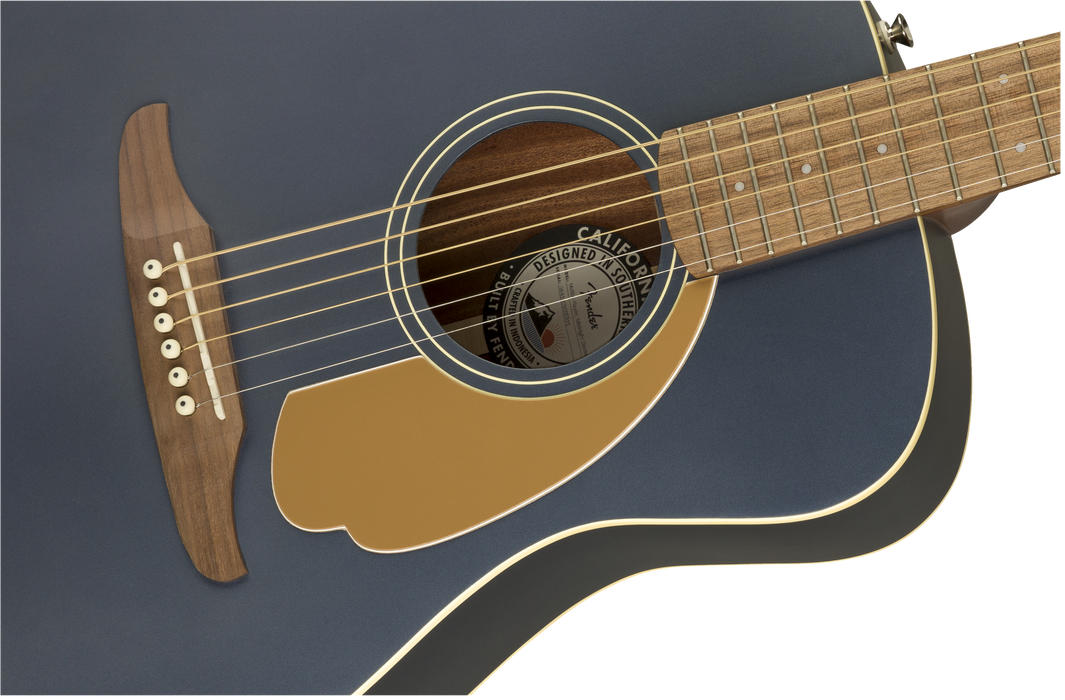 Fender California Series Malibu Player Acoustic Electric Guitar Midnight Satin