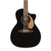 Fender Villager 12-String Walnut Fingerboard Acoustic Electric Black V3 With Gig Bag