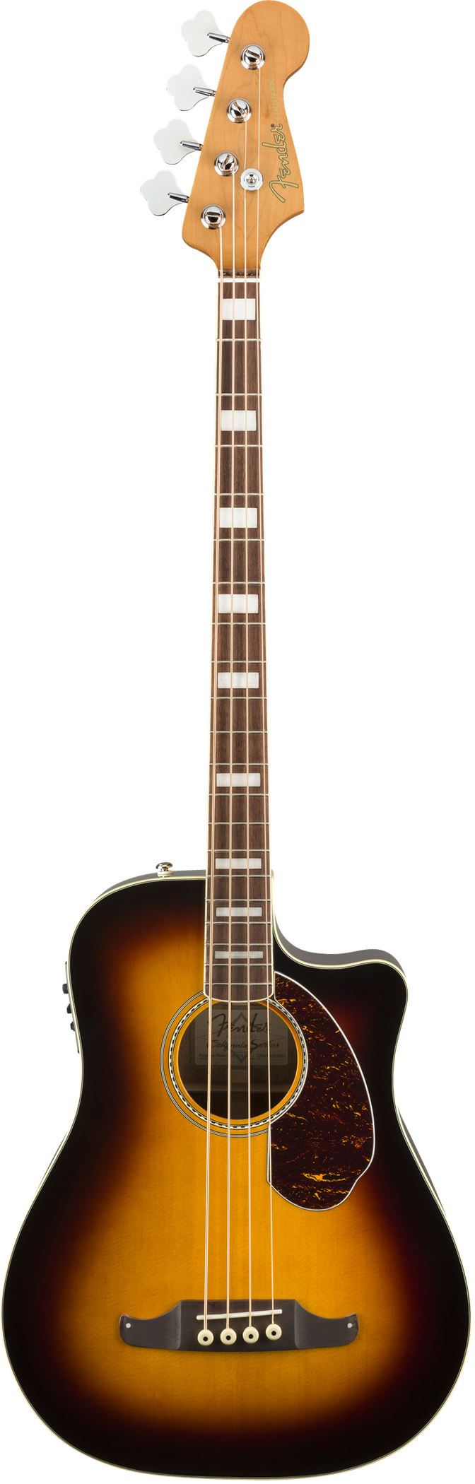 Fender Kingman Bass SCE Acoustic‑Electric Bass 3‑Color Sunburst