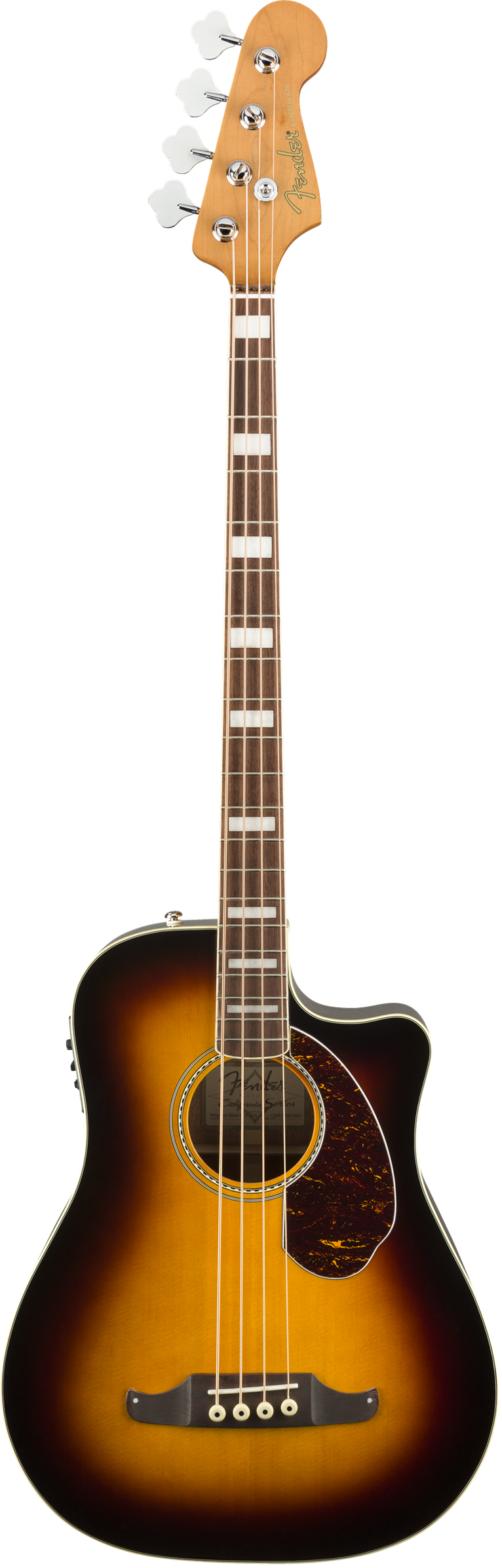 Fender Kingman Bass SCE Acoustic‑Electric Bass 3‑Color Sunburst