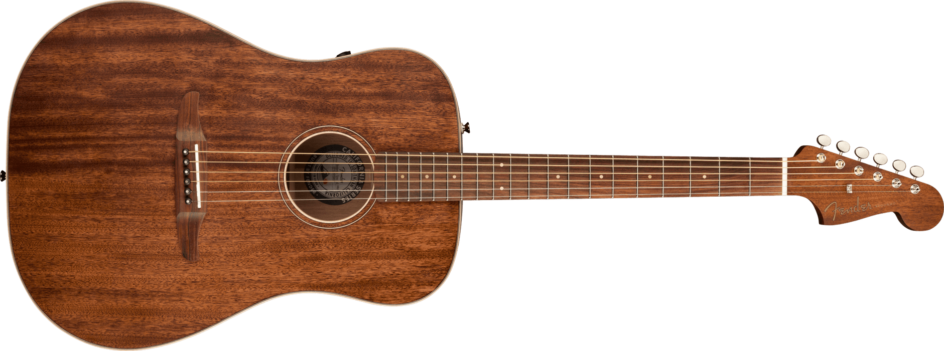 Fender Redondo Special All Mahogany Pau Ferro Fingerboard Natural Acoustic Guitar With Bag