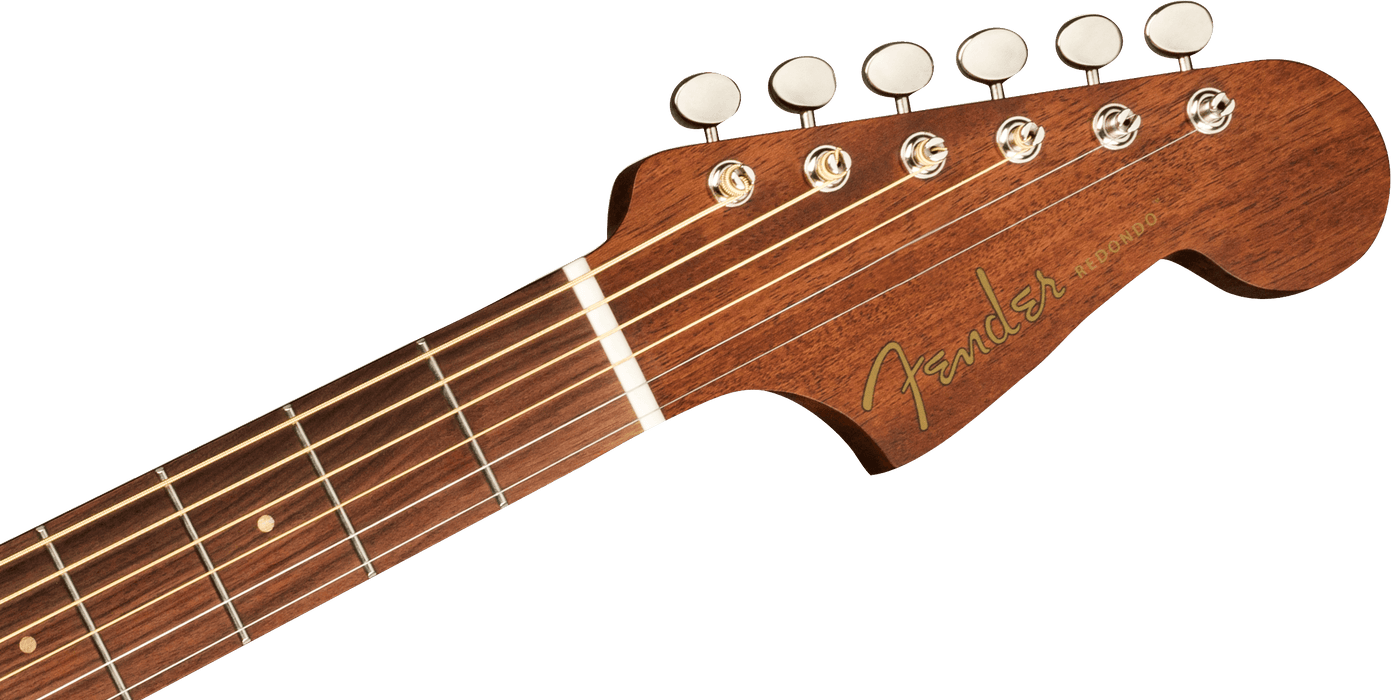 Fender Redondo Special All Mahogany Pau Ferro Fingerboard Natural Acoustic Guitar With Bag