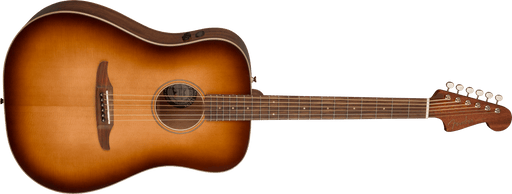 Fender Redondo Classic Pau Ferro Fingerboard Aged Cherry Burst Acoustic Guitar With Bag