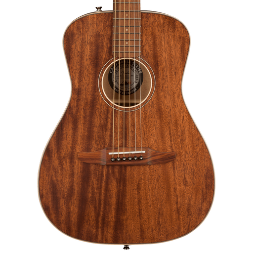 Fender Malibu Special All Mahogany Pau Ferro Fingerboard Natural Acoustic Guitar With Bag