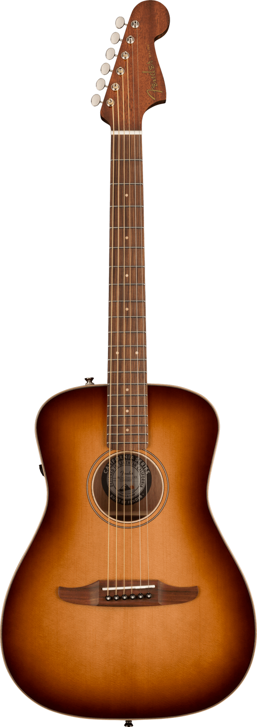 Fender Malibu Classic Pau Ferro Fingerboard Aged Cherry Burst Acoustic Guitar With Bag