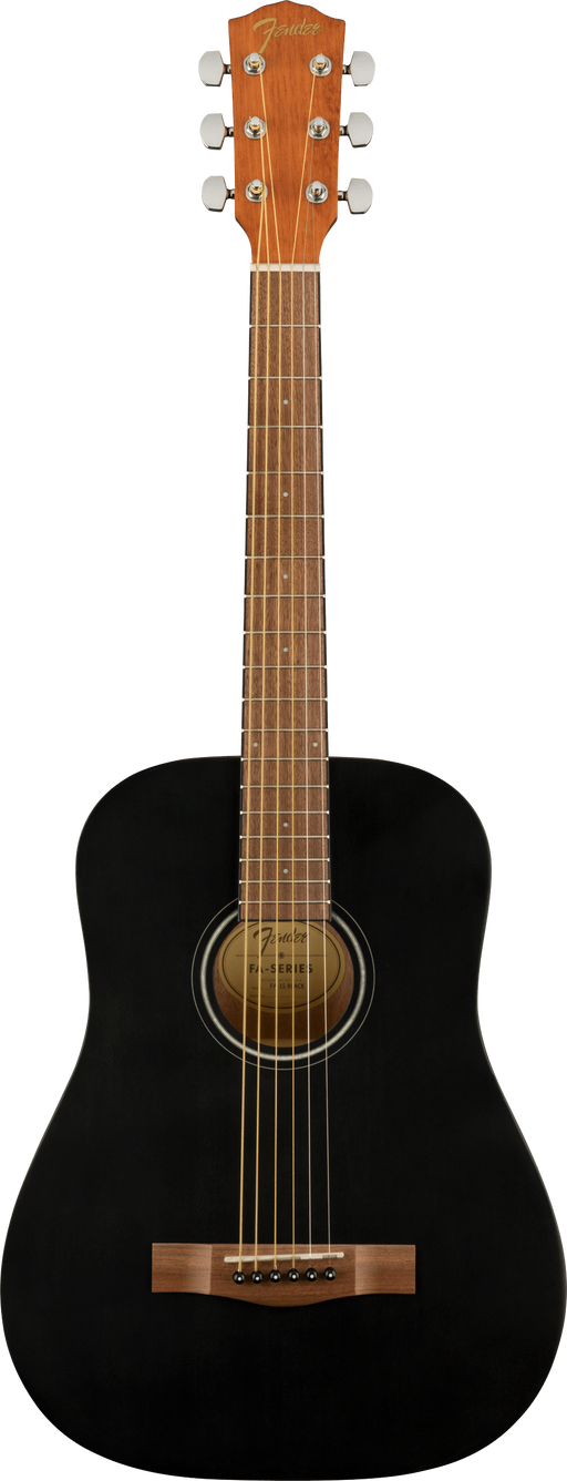 Fender FA-15 3/4 Scale Black Acoustic Guitar With Gig Bag