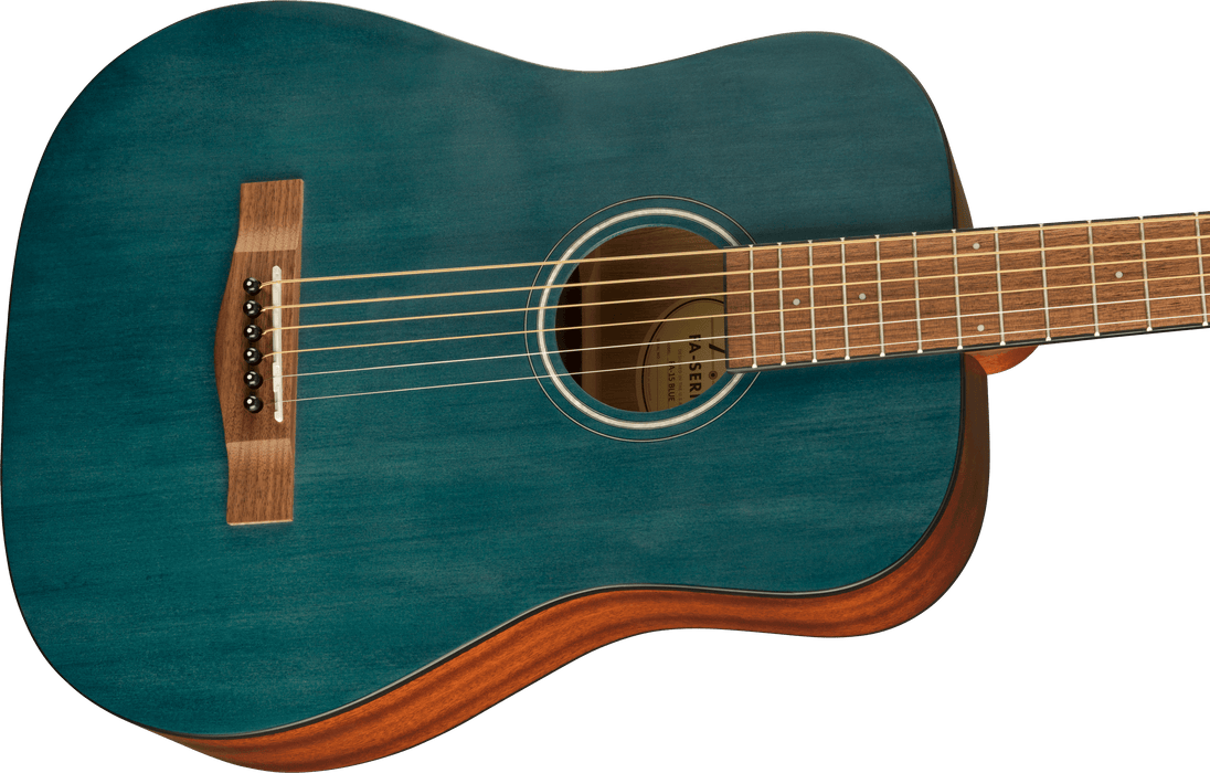 Fender FA-15 3/4 Scale Blue Acoustic Guitar With Gig Bag