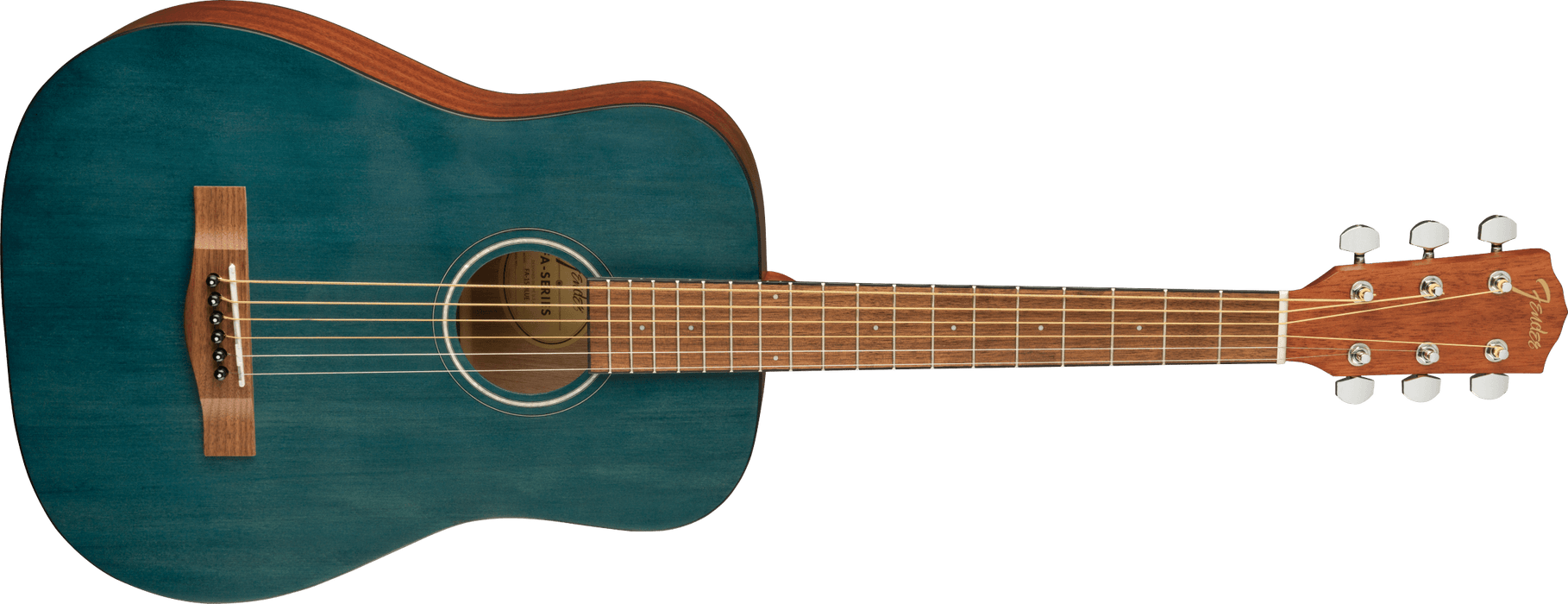 Fender FA-15 3/4 Scale Blue Acoustic Guitar With Gig Bag