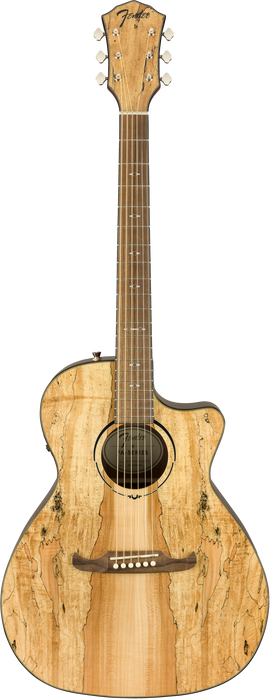 DISC - Fender 2019 Limited Edition FA-345CE Auditorium Spalted Maple Top Laurel Fingerboard Natural