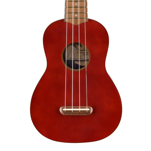 Fender Venice Soprano Ukulele - Cherry