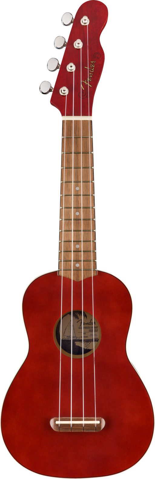 Fender Venice Soprano Ukulele - Cherry