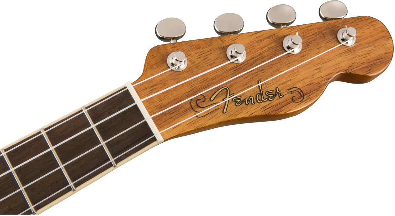 Fender Montecito Tenor Ukulele Walnut Fingerboard Natural With Bag