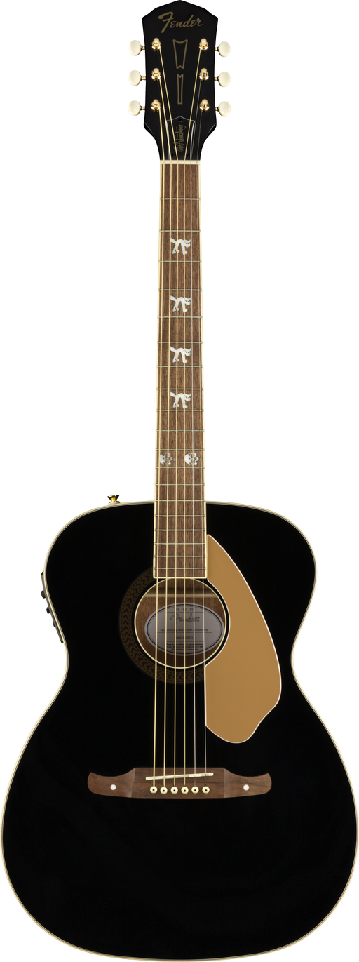 Fender Tim Armstrong 10th Anniversary Hellcat Walnut Fingerboard Black Acoustic Guitar