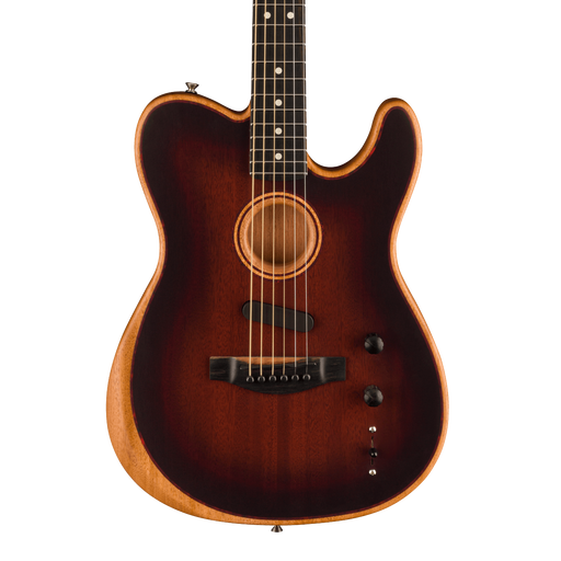 Fender American Acoustasonic Telecaster All-Mahogany Bourbon Burst With Gig Bag