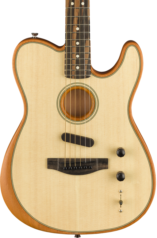 Fender American Acoustasonic Telecaster Natural With Deluxe Gig Bag