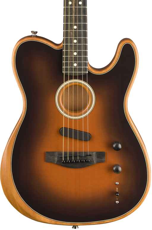 Fender American Acoustasonic Telecaster Sunburst With Gig Bag