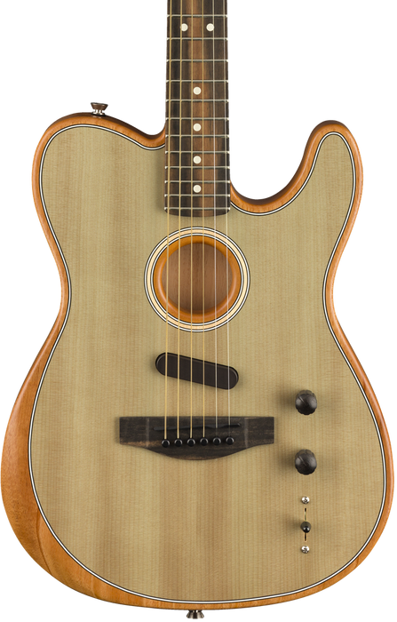 Fender American Acoustasonic Telecaster Sonic Gray With Gig Bag