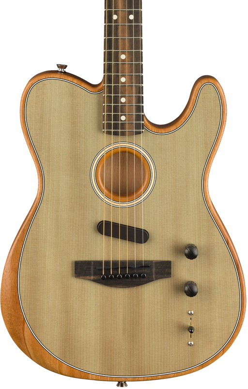 Fender American Acoustasonic Telecaster Sonic Gray With Gig Bag