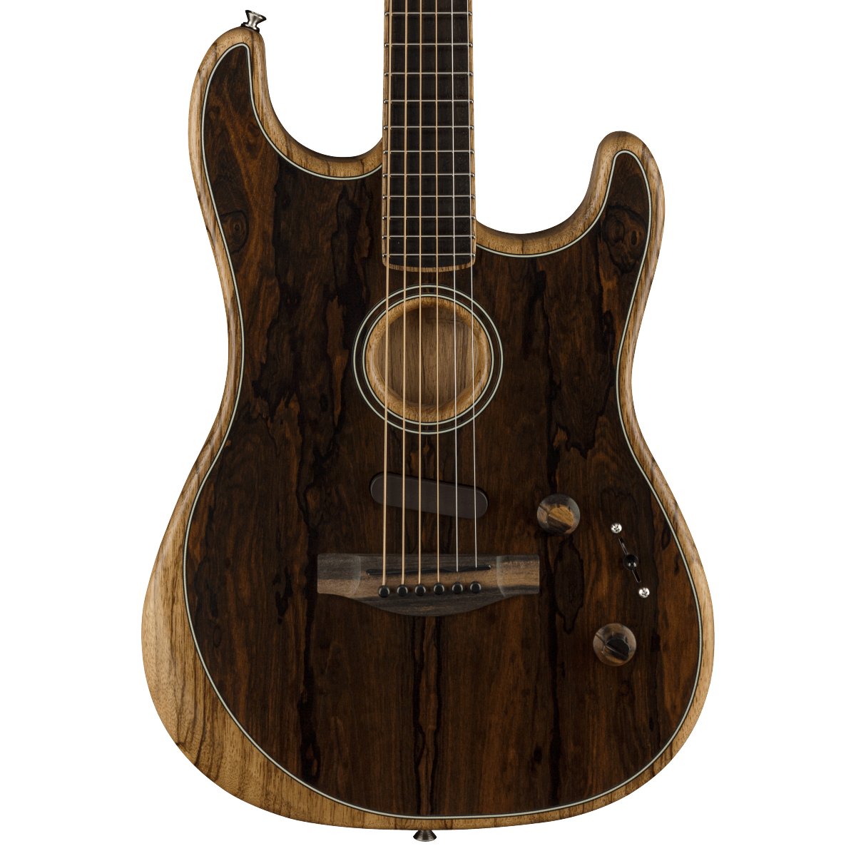 Fender American Acoustasonic Strat Ebony Fingerboard Ziricote