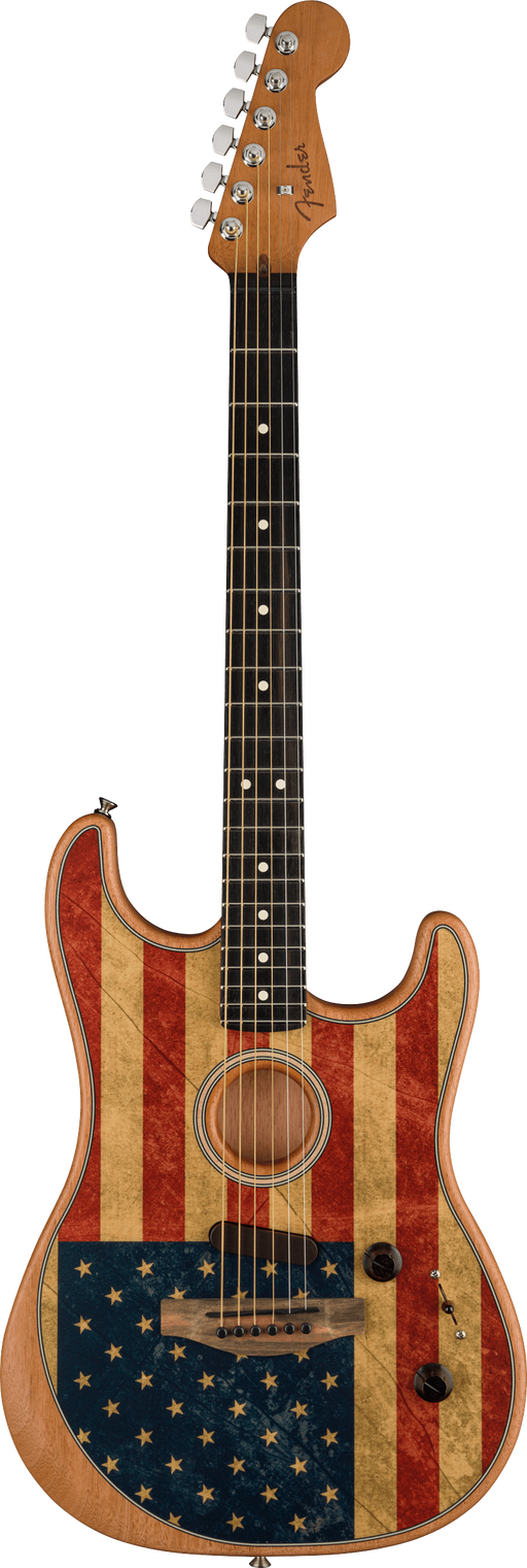 Fender Limited Edition American Acoustasonic Stratocaster American Flag In Stock