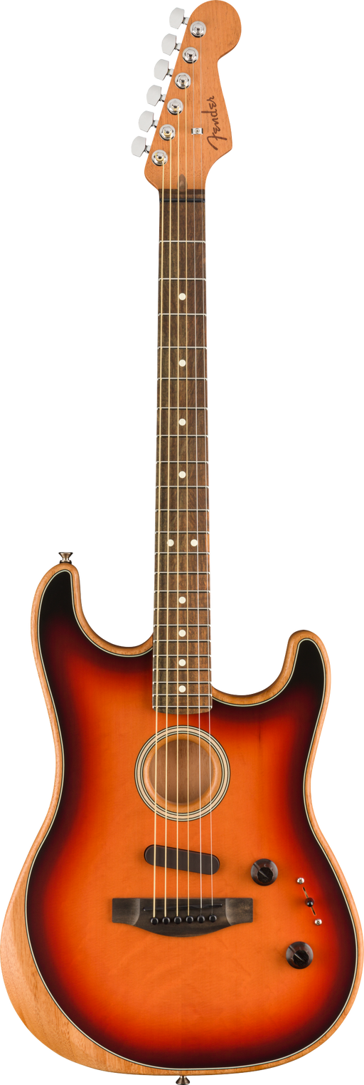 Fender American Acoustasonic Stratocaster Ebony Fingerboard Sunburst Guitar