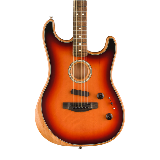 Fender American Acoustasonic Stratocaster Ebony Fingerboard Sunburst Guitar