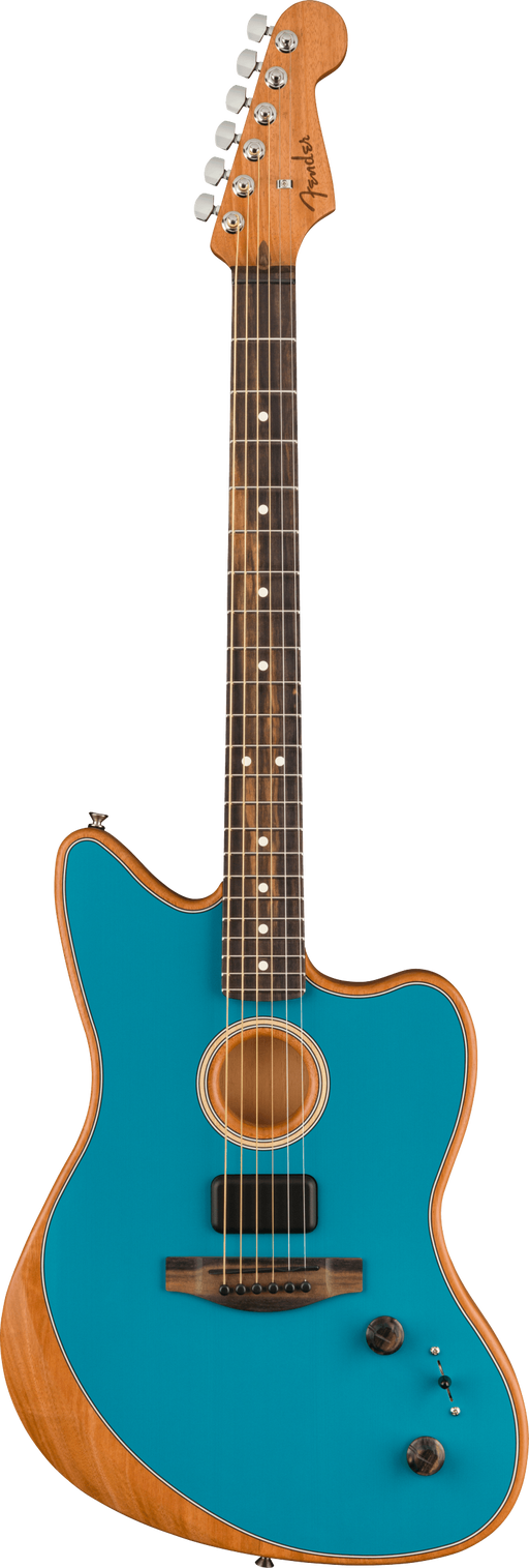 Fender Acoustasonic Jazzmaster Ocean Turquoise With Gig Bag