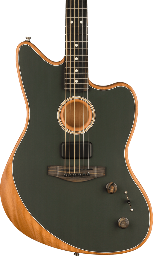 Fender Acoustasonic Jazzmaster Tungsten With Gig Bag