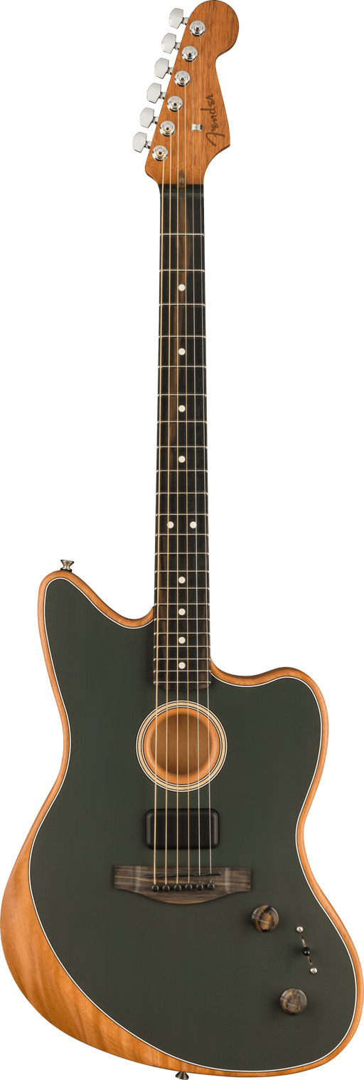 Fender Acoustasonic Jazzmaster Tungsten With Gig Bag