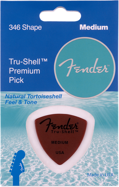 Fender Tru-Shell 346 Shape Pick Medium Each