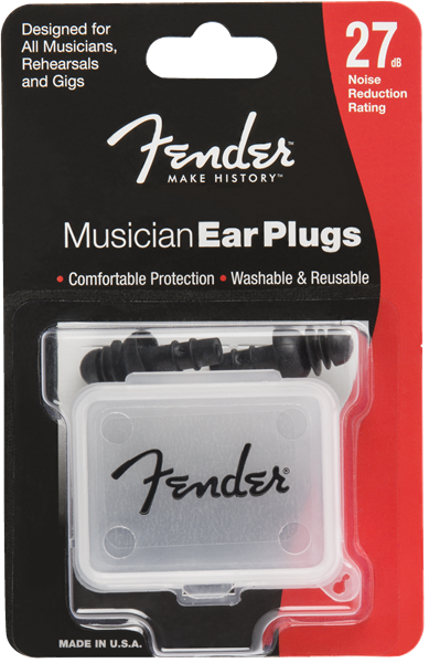 Fender Musician Series Black Ear Plugs 27 dB