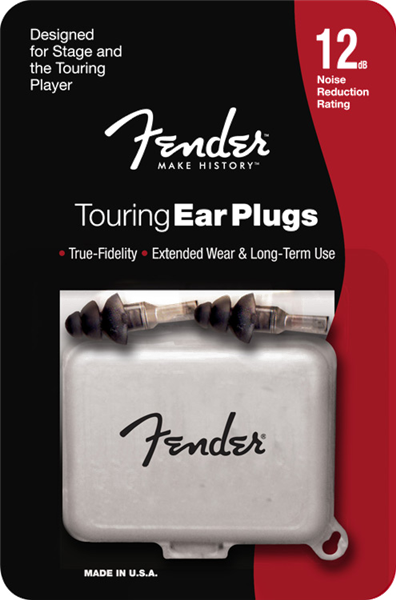 Fender Touring Series Hi Fi Ear Plugs 12 dB