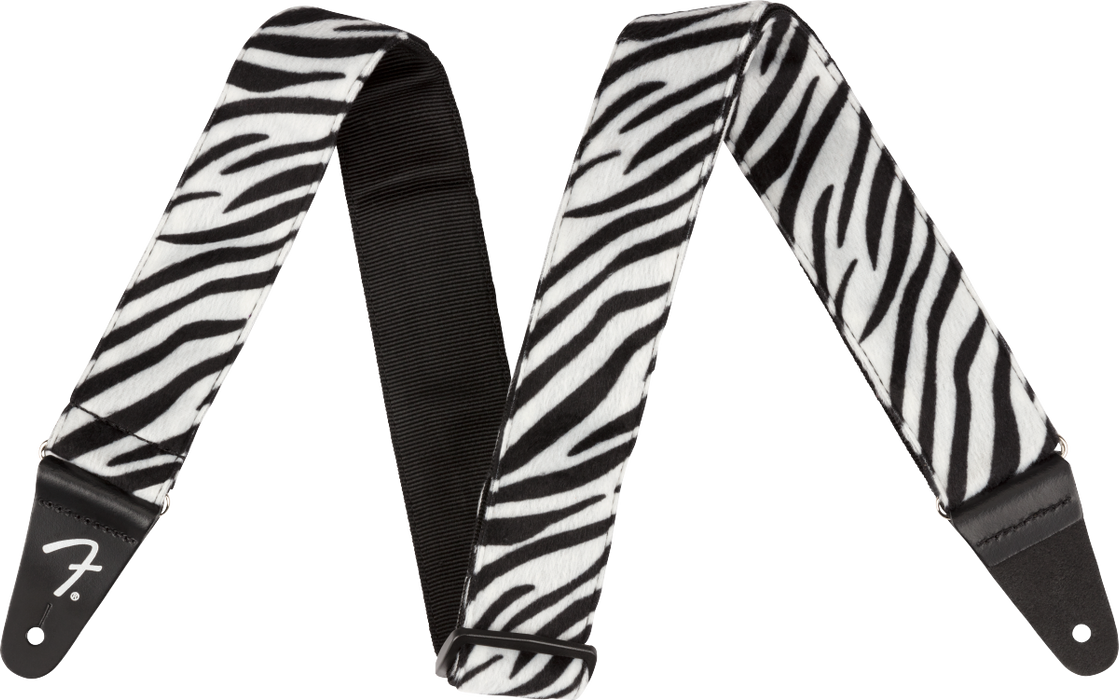 Fender Wild Zebra Print Strap 2"