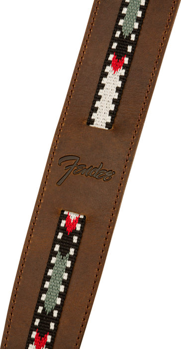 Fender Paramount Acoustic Leather Strap, Brown Straps