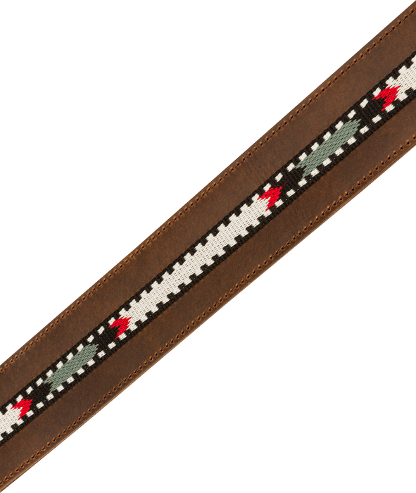 Fender Paramount Acoustic Leather Strap, Brown Straps