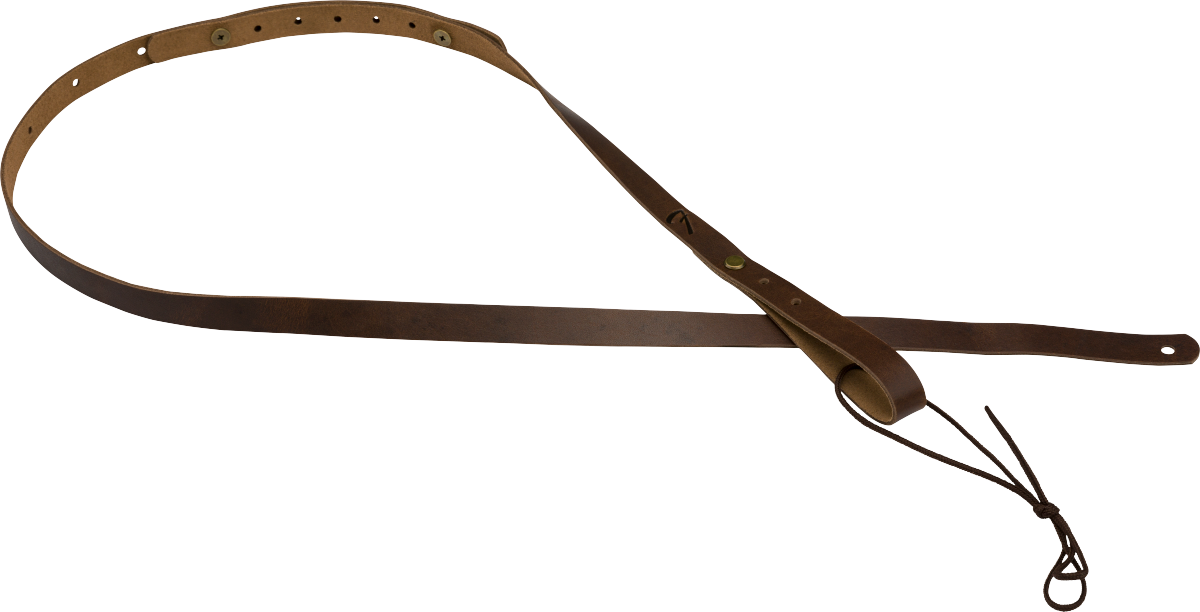 Fender Paramount Mandolin Leather Strap, Brown Straps