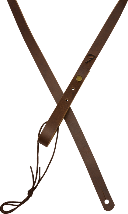 Fender Paramount Mandolin Leather Strap, Brown Straps