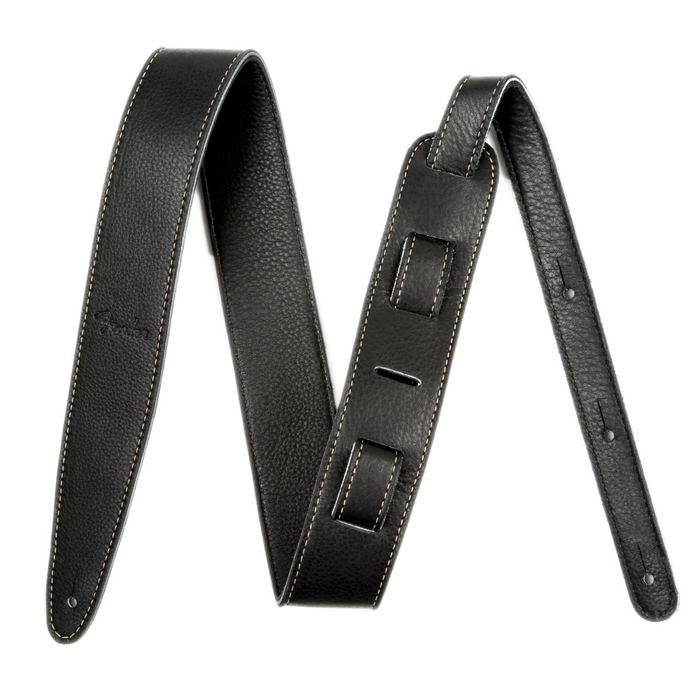 Fender Artisan Crafted Leather Strap 2" Black