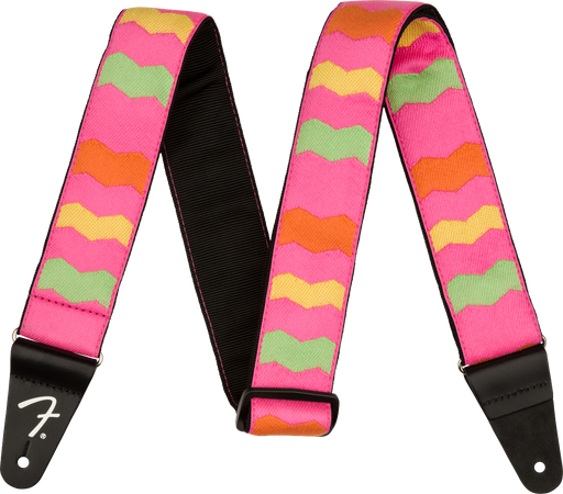Fender MonoNeon Woven Strap Neon Pink 2" Strap