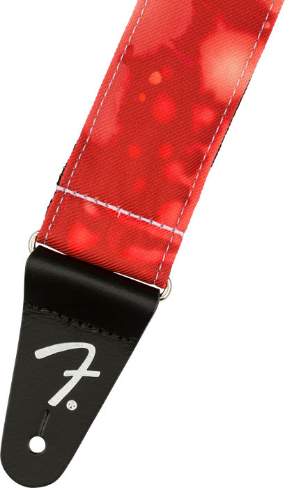 Fender Tie Dye Acid Wash Strap Red