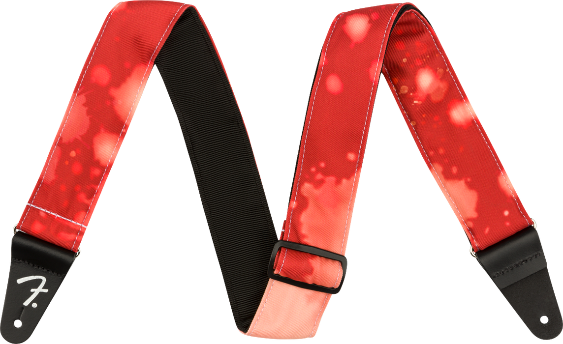 Fender Tie Dye Acid Wash Strap Red