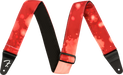 Fender Tie Dye Acid Wash Strap Red