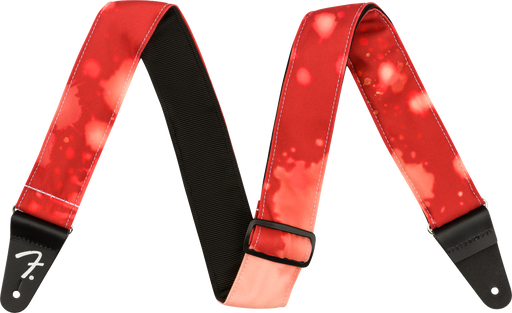 Fender Tie Dye Acid Wash Strap Red