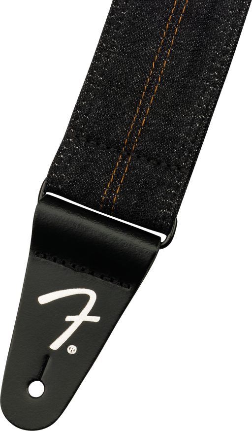 Fender x Wrangler Denim Strap Washed Black Stitch