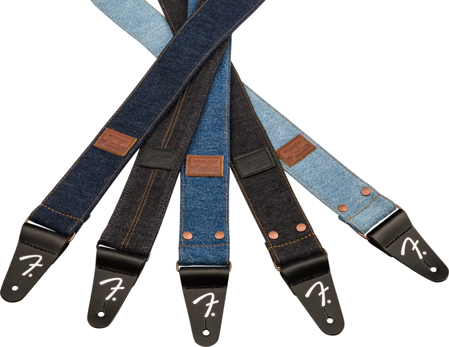 Fender x Wrangler Denim Strap Dark Indigo