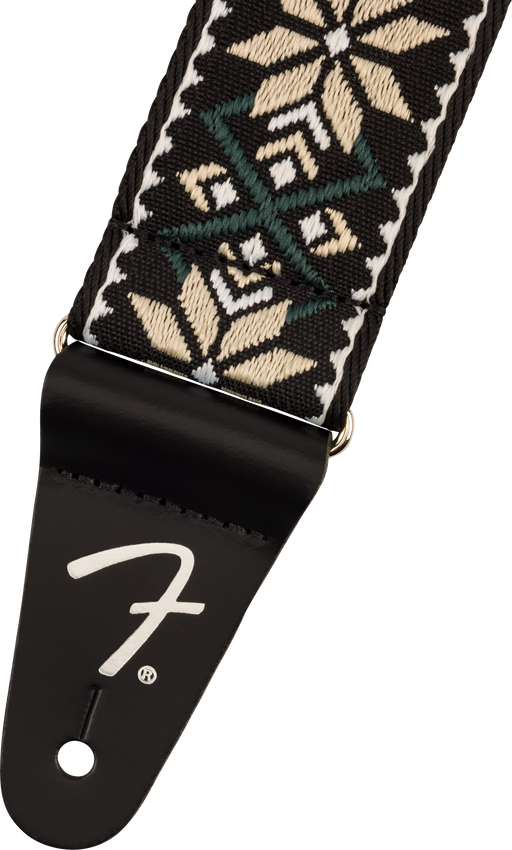 Fender Pasadena Woven Strap Yellow Snowflake 2" Strap