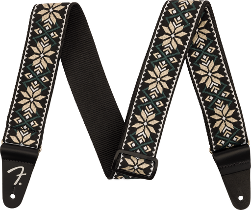 Fender Pasadena Woven Strap Yellow Snowflake 2" Strap